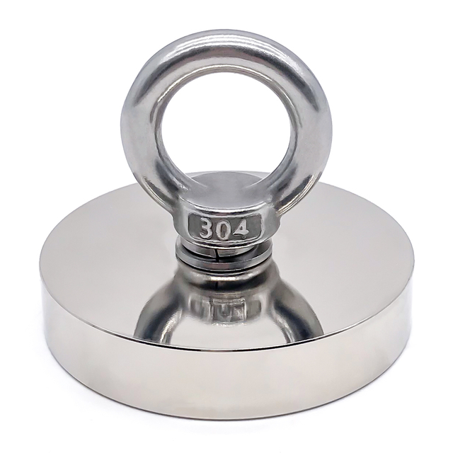 Ímã de pesca de neodímio com olhal magnético poderoso de um lado